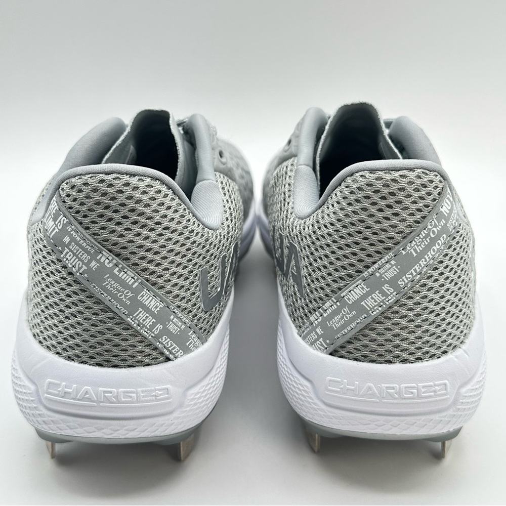 Women's UA Glyde 2 MT Softball Cleats 3026601-102 Size 8 New - Picture 4 of 10
